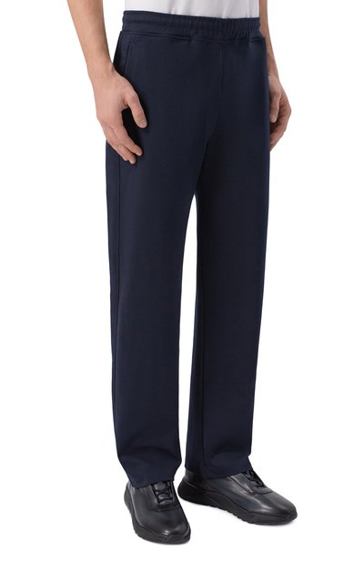 Хлопковые брюки CORNELIANI темно-синего цвета по цене 48450 руб., арт. 27G565/2725068, фото 3 Хлопковые брюки CORNELIANI, арт. 27G565/2725068, фото 3