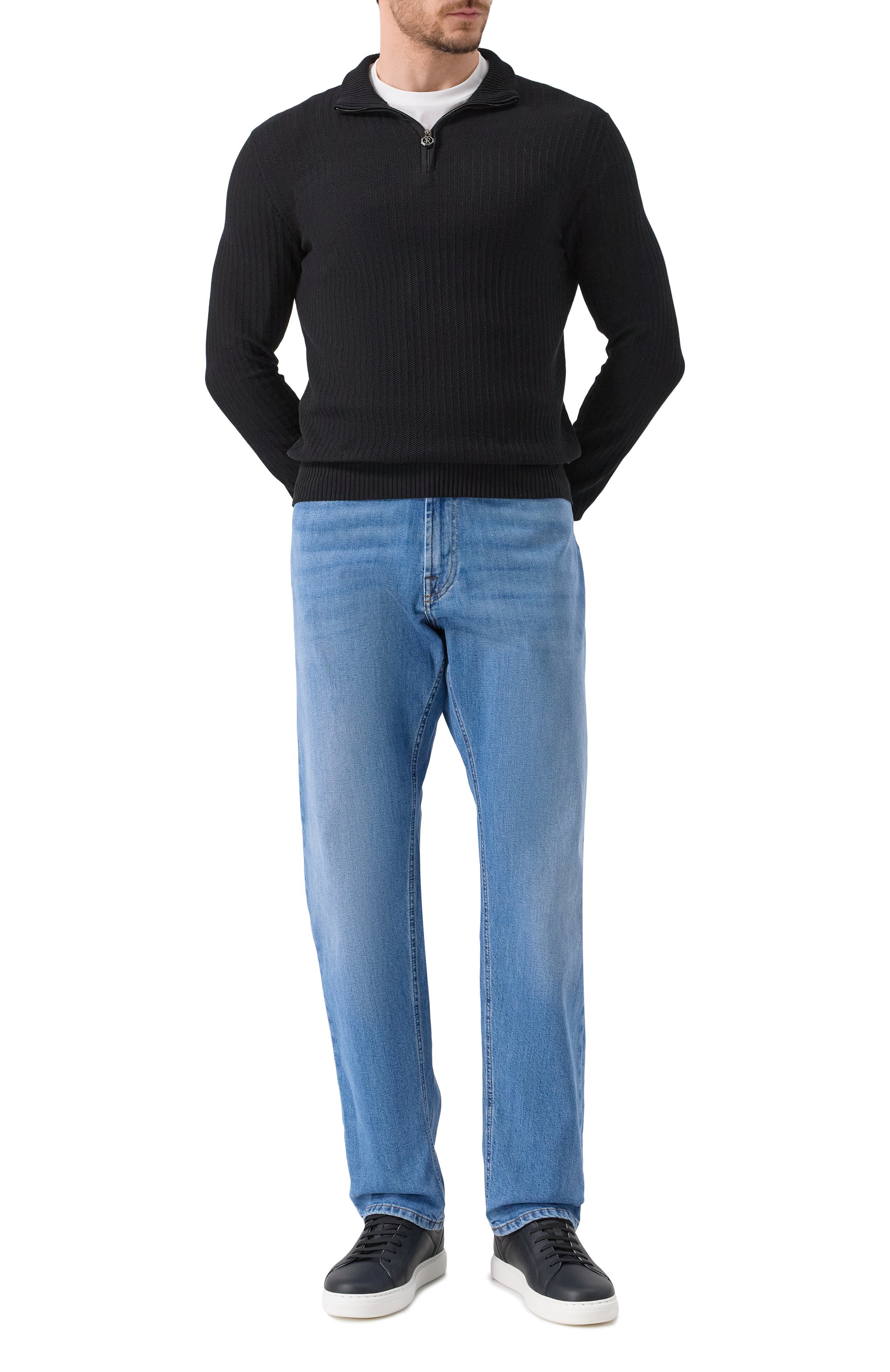 Джемпер из шелка и хлопка STEFANO RICCI, арт. K616403L01/F25110, фото 2