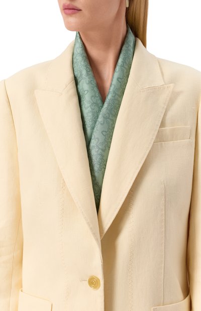 Шелковый платок ELIE SAAB, арт. 710008544S25/ICEBERG GREEN, фото 2