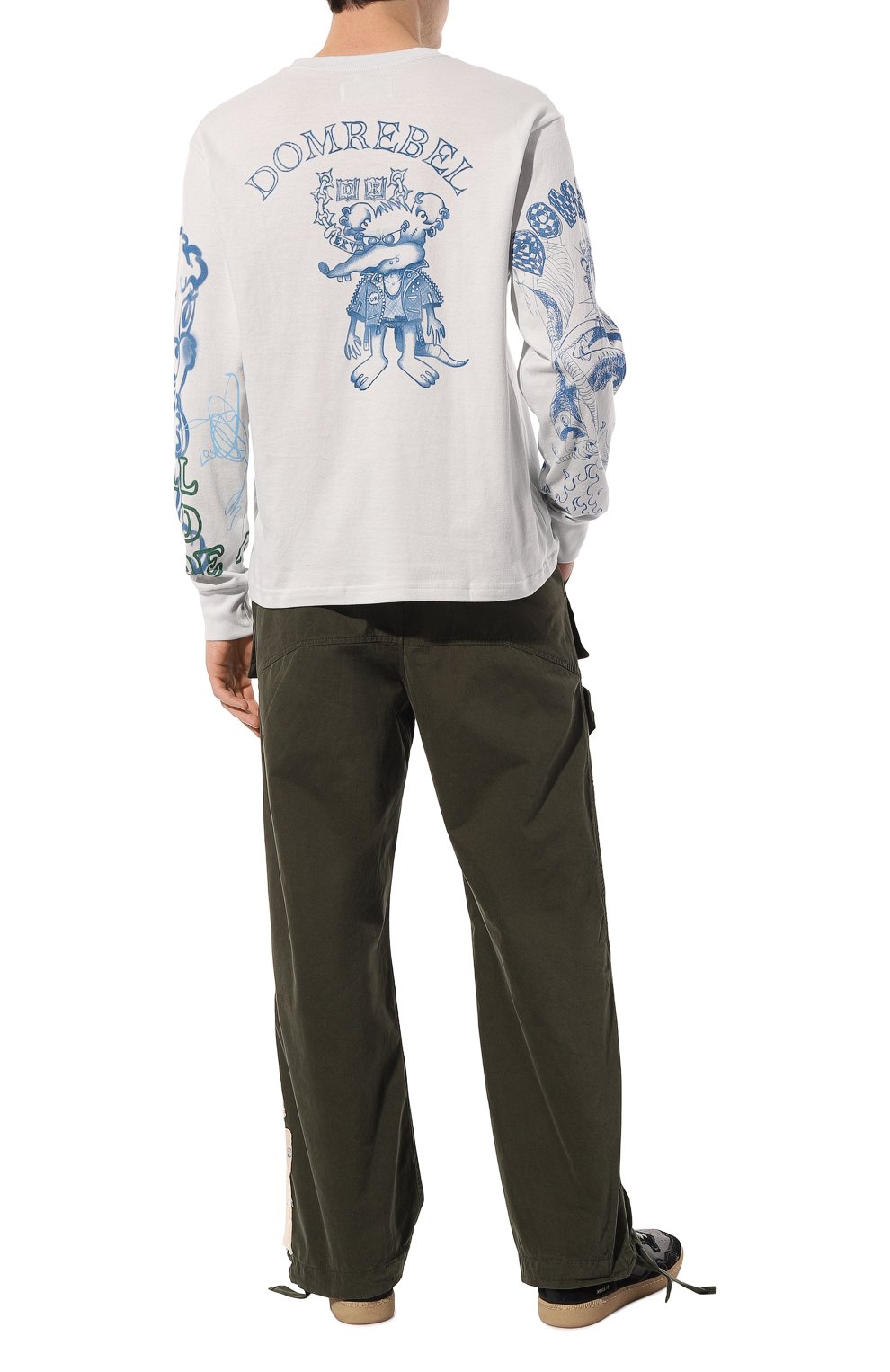 Хлопковый лонгслив DOMREBEL, арт. MDAYDREAM/L0NGSLEEVE TEE, фото 2