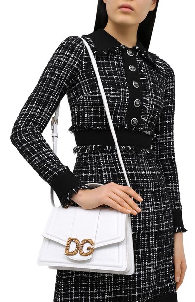 Сумка dg amore из кожи крокодила DOLCE & GABBANA, арт. BB6675/B2DF8/AMIS, фото 5