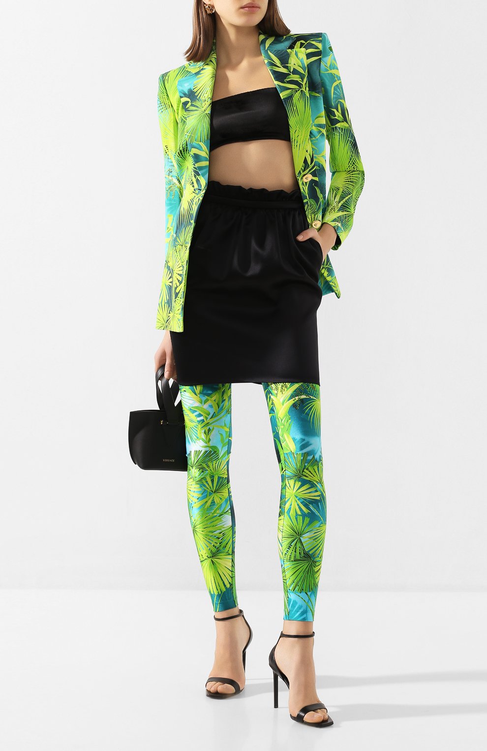 Юбка из смеси вискозы и шелка VERSACE, арт. A86298/A234655, фото 2