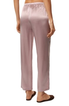 Женская шелковая пижама LUNA DI SETA светло-розового цвета, арт. VLST08007 | Фото 6 (Материал внешний: Шелк; Материал сплава: Проставлено; Нос: Не проставлено)