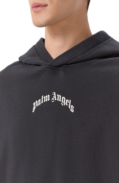 Хлопковое худи PALM ANGELS, арт. PMBB17EF25FLE004, фото 5