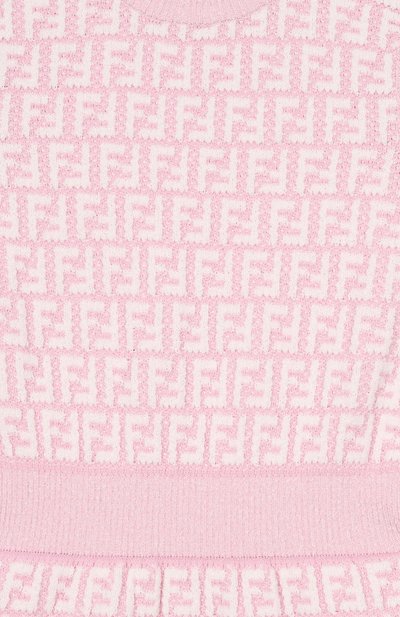 Платье из хлопка и вискозы FENDI, арт. JFG237/AVW7_001, фото 3