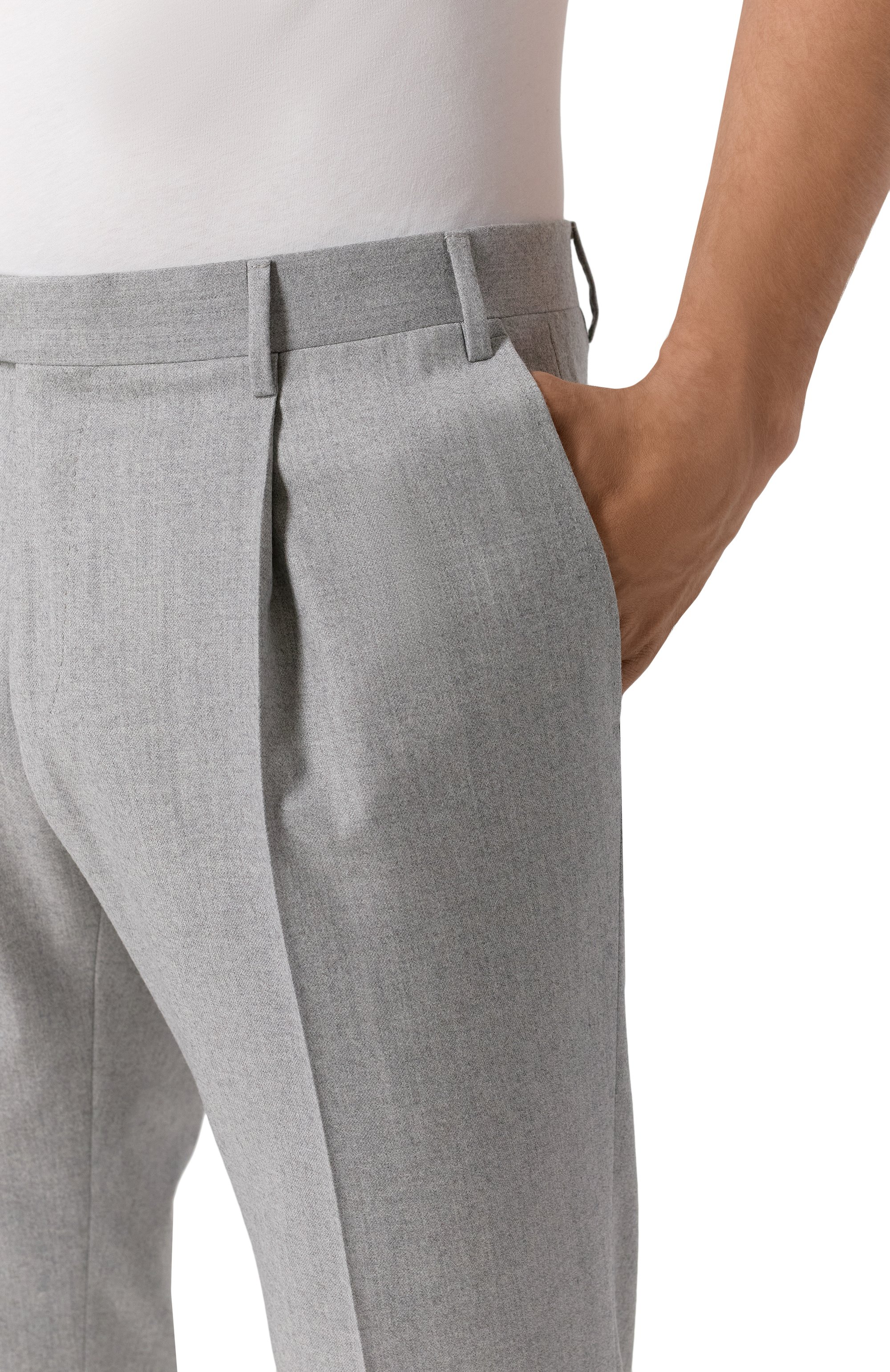 Шерстяные брюки CORNELIANI, арт. 265B03-2618581, фото 5