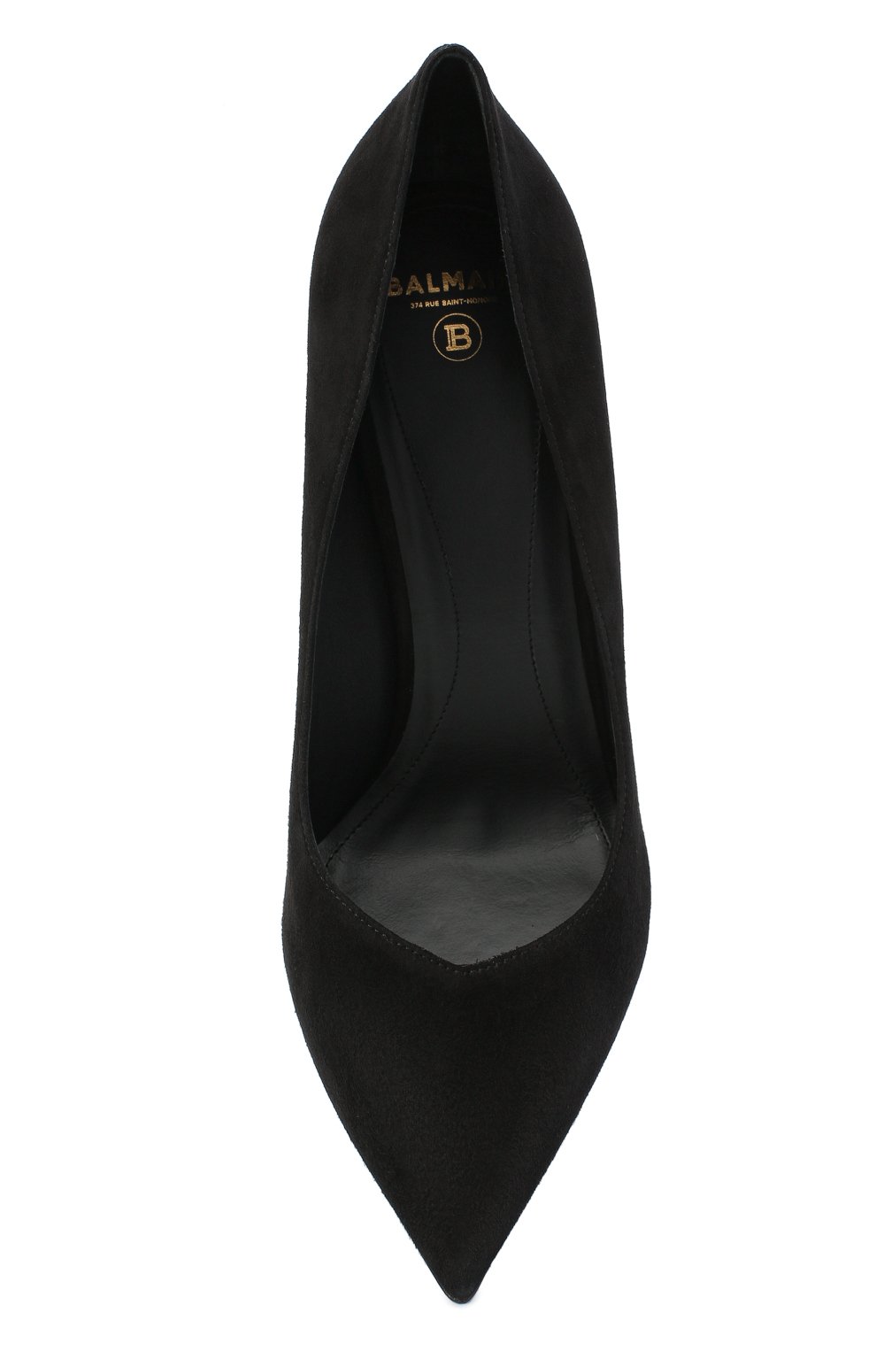 Замшевые туфли BALMAIN, арт. VN1C517/LCMK, фото 5