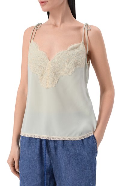 Шелковый топ VALENTINO, арт. 8B3AEBG2/21B, фото 3