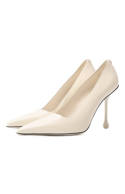 Лакированные туфли ixia 95 JIMMY CHOO кремового цвета по цене 98100 руб., арт. IXIA 95, фото 1 Лакированные туфли ixia 95 JIMMY CHOO, арт. IXIA 95, фото 1