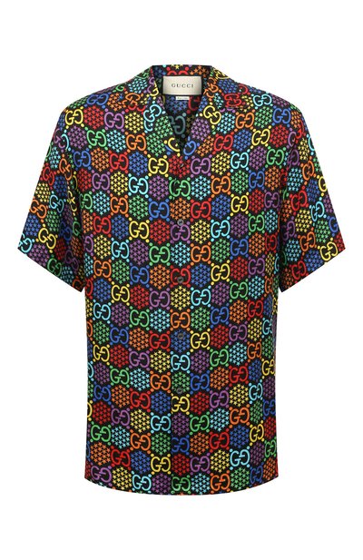 Шелковая рубашка gg psychedelic GUCCI, арт. 601604 ZADGM, фото 1