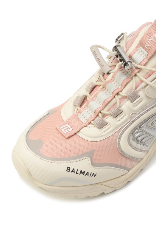 Комбинированные кроссовки Cosmic Dust Balmain EN1VI733/TRGY Кремовый  EN1VI733/TRGY Фото 7