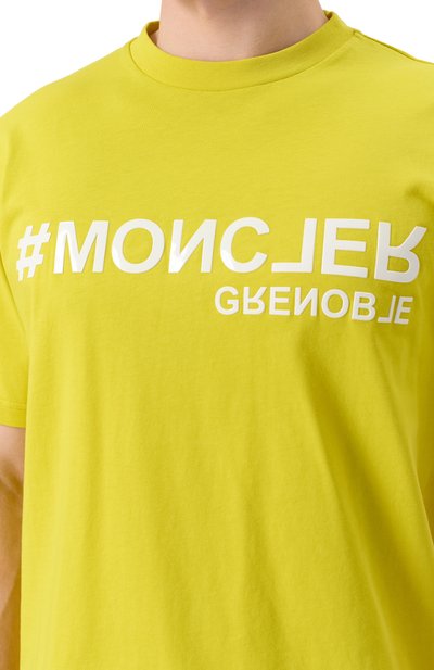 Хлопковая футболка MONCLER GRENOBLE, арт. 8C00004/8390T/131, фото 5