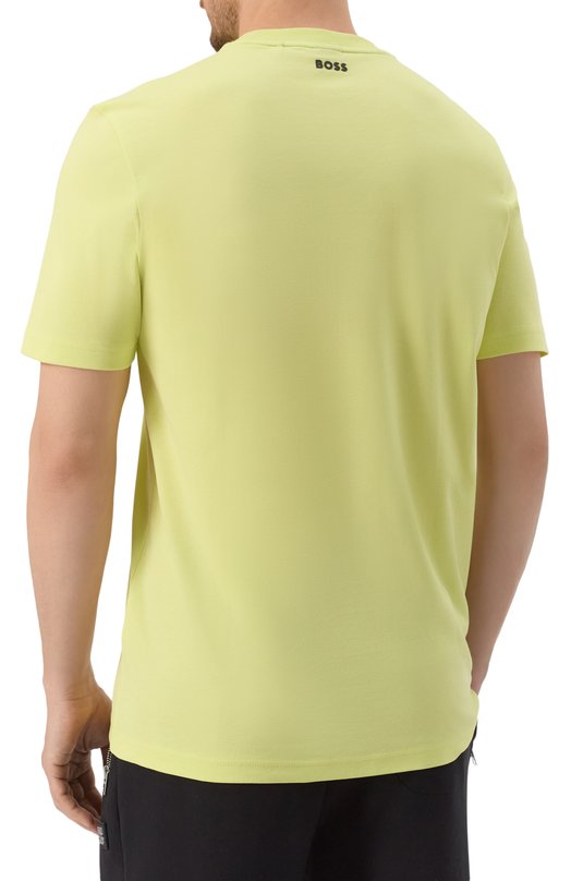 Хлопковая футболка BOSS Green 50543905 Зелёный  50543905 Фото 4
