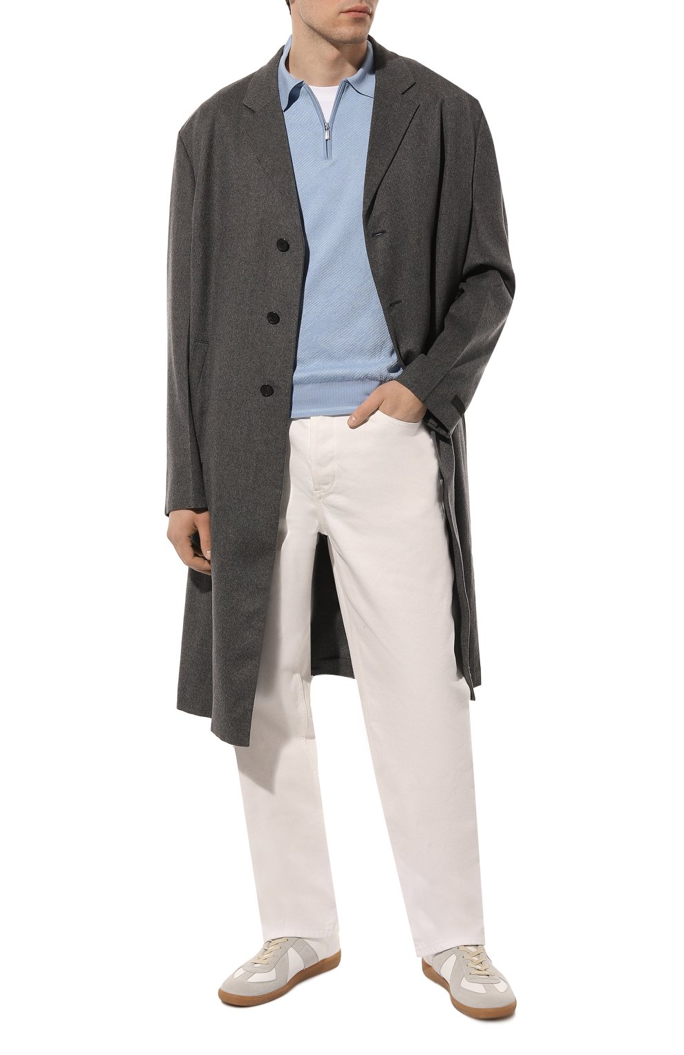 Поло из шелка и хлопка ZILLI, арт. MBZ-PZ122-JACQ1/MC01, фото 2