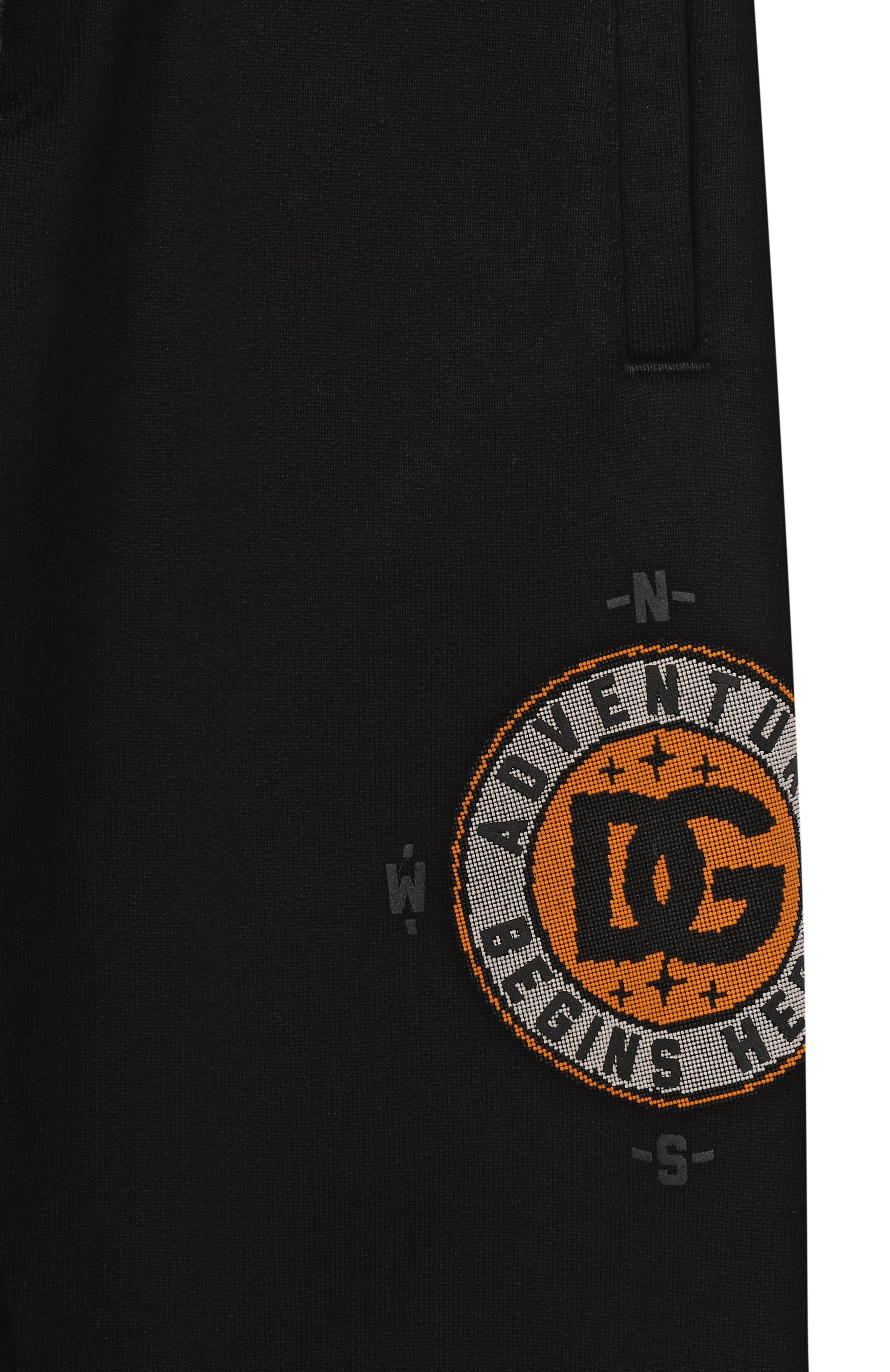 Хлопковые джоггеры DOLCE & GABBANA, арт. L4JPFE/G7PIU/8-12+, фото 3