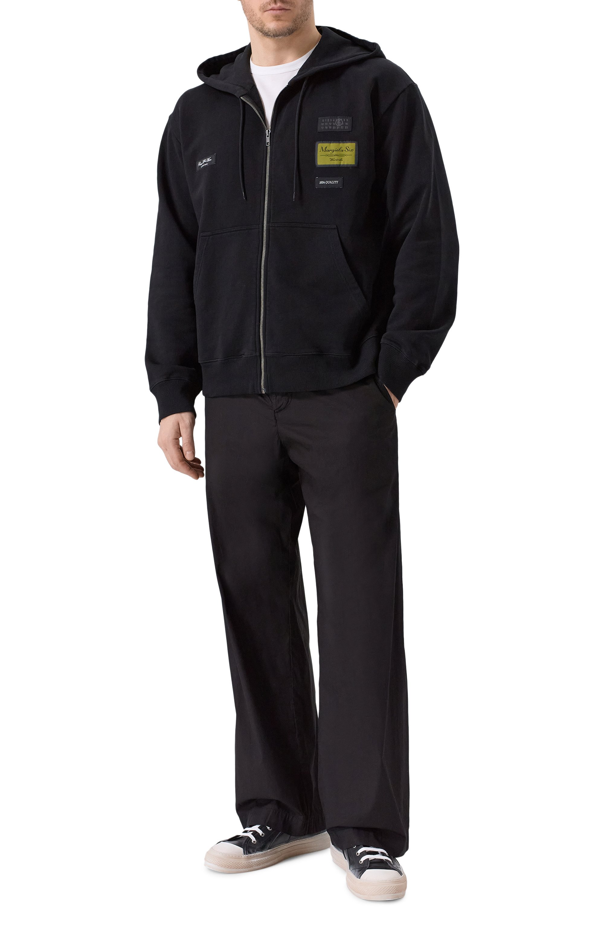 Хлопковая толстовка MM6, арт. SH0HG0007/M25025_001, фото 2