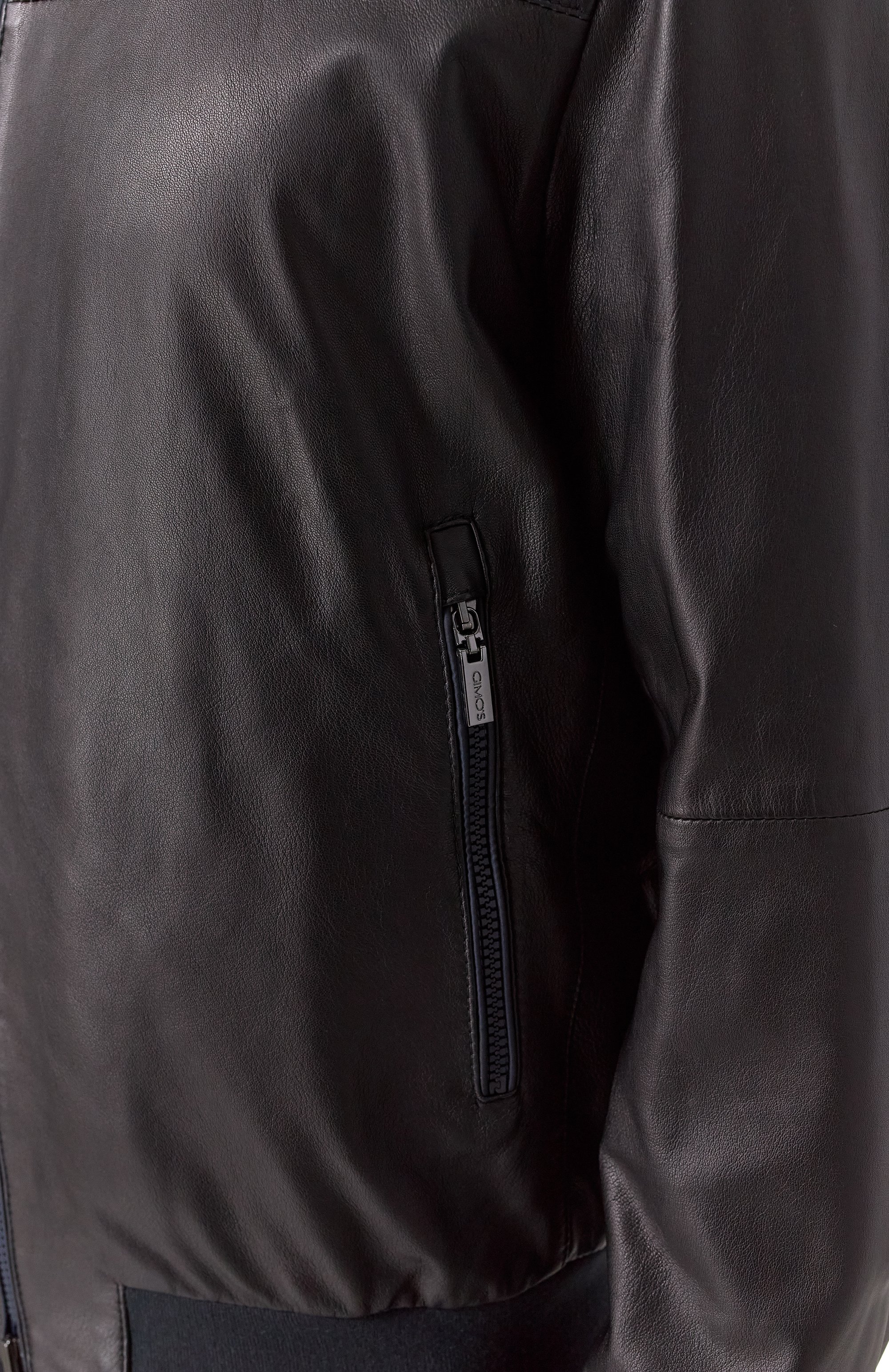 Двусторонний кожаный бомбер GIMO'S, арт. 5S20.1.030.63R, фото 5