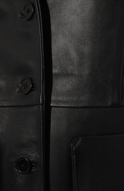Кожаный жакет LESYANEBO черного цвета по цене 132000 руб., арт. ICONIC/LEATHERT001, фото 5 Кожаный жакет LESYANEBO, арт. ICONIC/LEATHERT001, фото 5