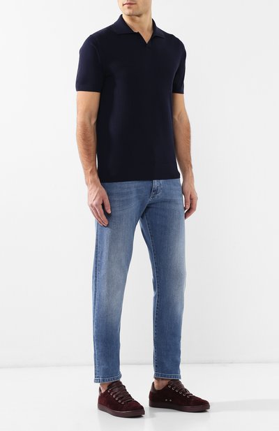 Замшевые кеды GIANVITO ROSSI, арт. S26340.M1R0Y.SUER0YA, фото 2