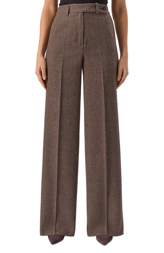 Брюки из шерсти и кашемира Kiton D48109K0550G02 Коричневый  D48109K0550G02 Фото 3