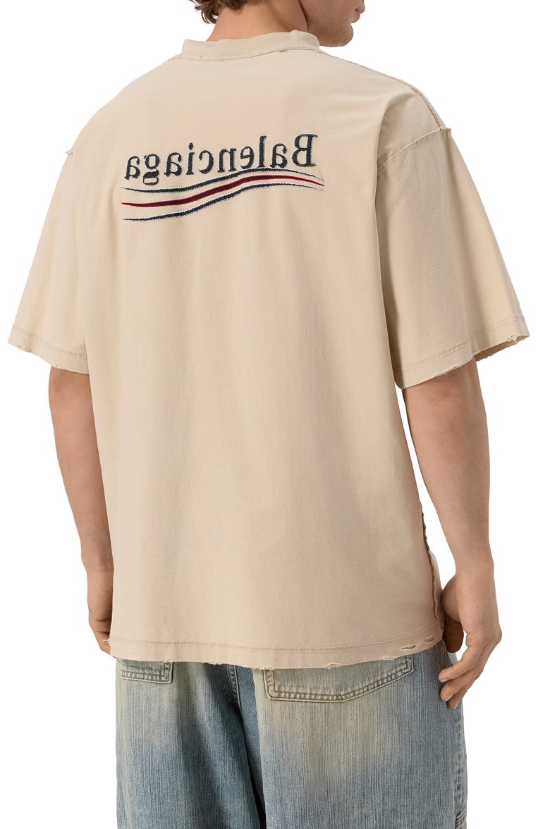 Хлопковая футболка BALENCIAGA, арт. 830247/TSVF3, фото 1