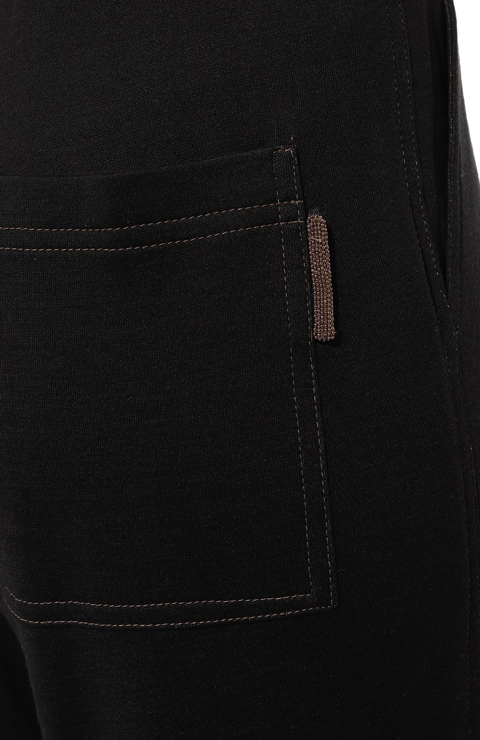 Джоггеры из хлопка и шелка BRUNELLO CUCINELLI, арт. MP828FH699, фото 5