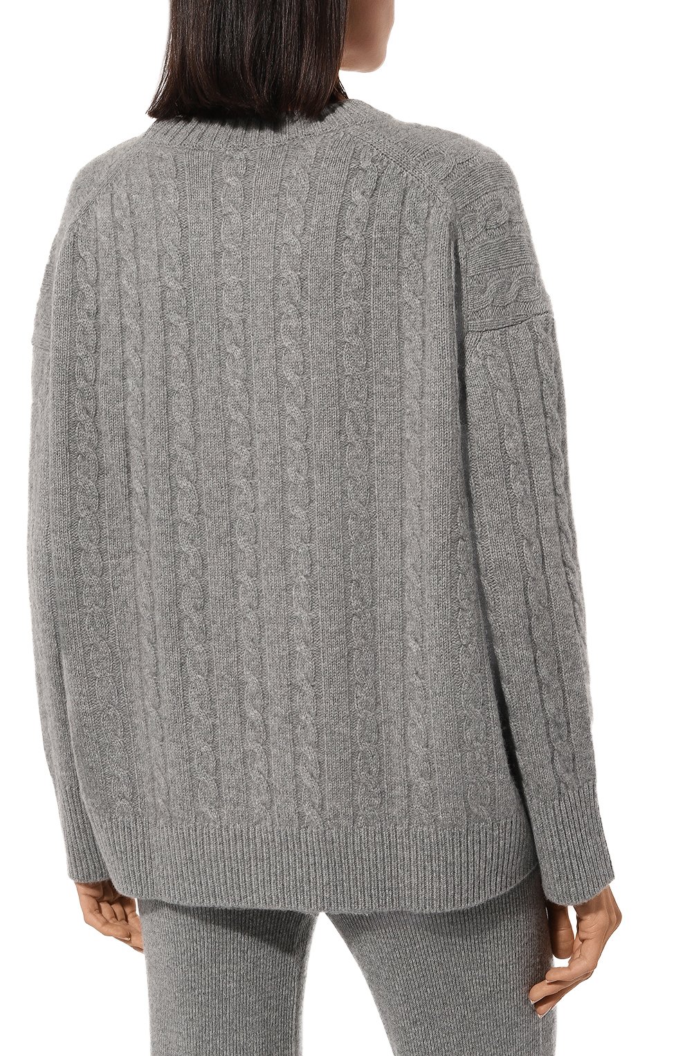 Кашемировый свитер ADDICTED серого цвета по цене 59600 руб., арт. MK790, фото 4 Кашемировый свитер ADDICTED, арт. MK790, фото 4