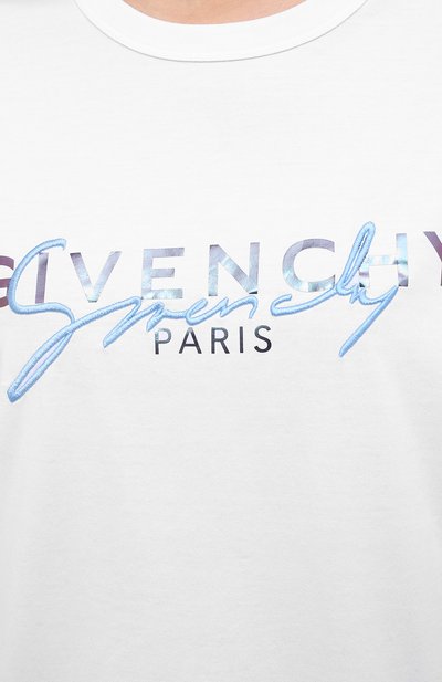Хлопковая футболка GIVENCHY, арт. BW707Z3Z3Q, фото 5