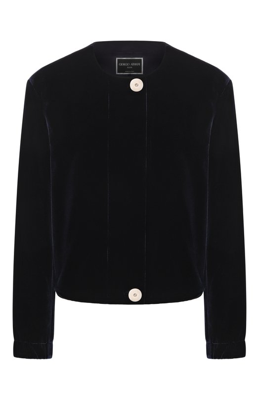 Бархатный жакет Giorgio Armani GW002978/TE10831 Синий GW002978/TE10831