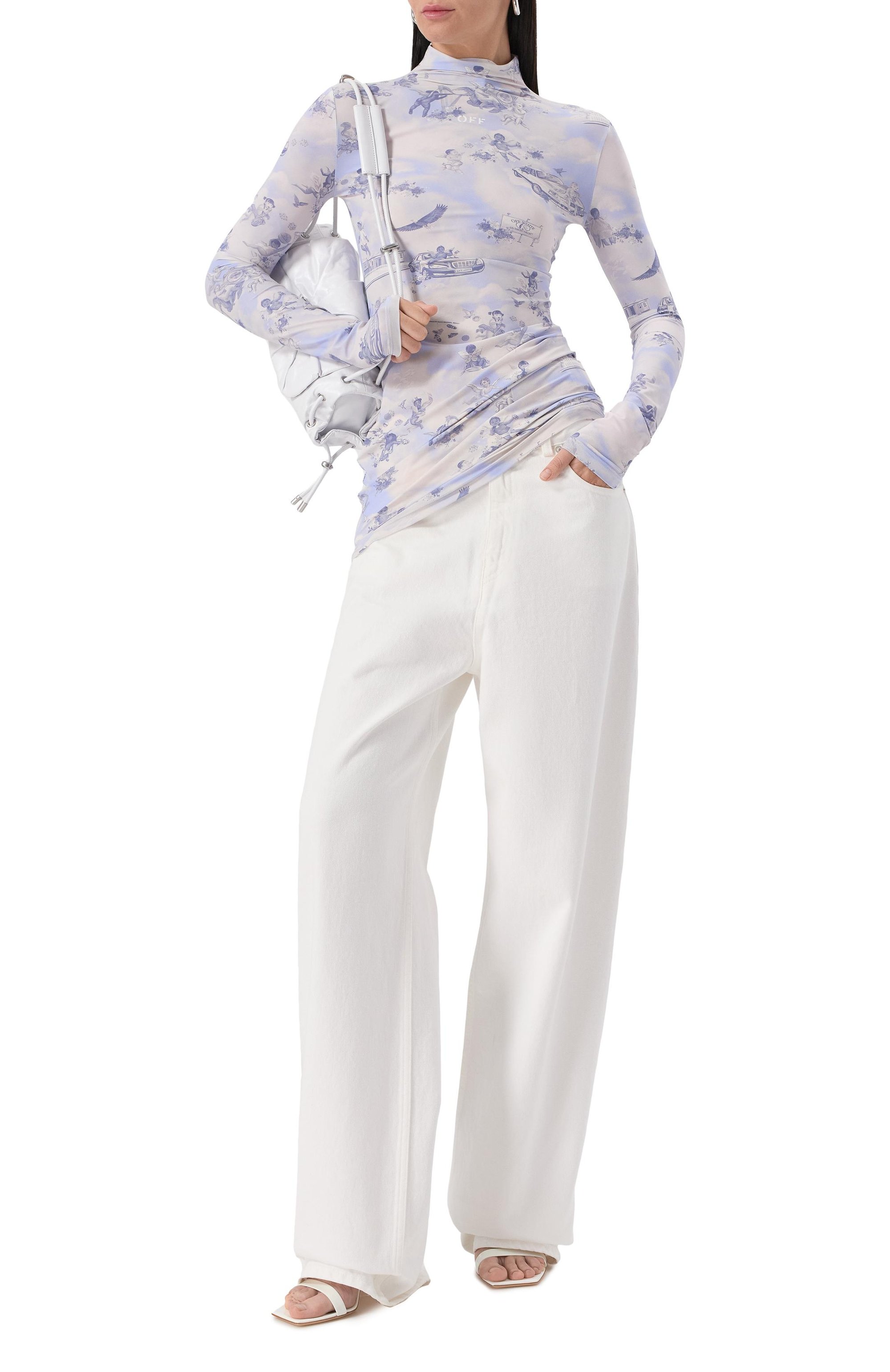 Платье OFF-WHITE, арт. 0WDB540S25JER0024201, фото 2