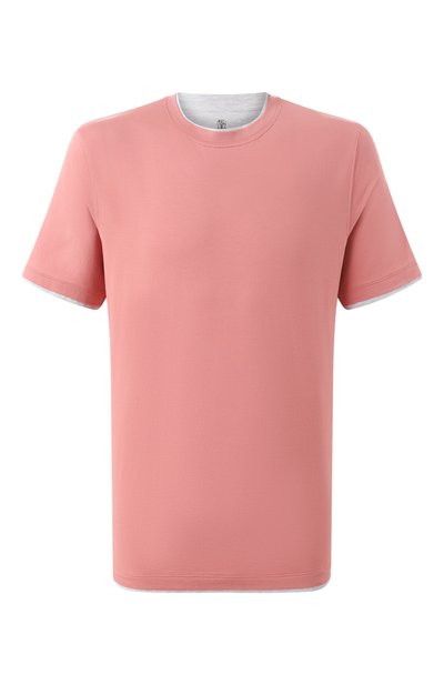 Мужская хлопковая футболка BRUNELLO CUCINELLI, арт. M0B137427