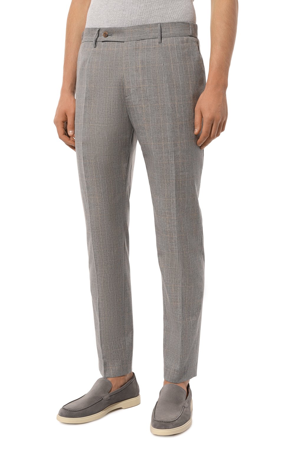 Брюки из шерсти и хлопка ANDREA CAMPAGNA, арт. GL0BE, фото 3