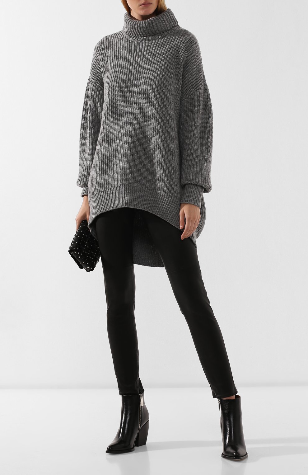 Кожаные легинсы ISABEL MARANT ETOILE черного цвета по цене 116500 руб., арт. PA1420-19A004E/IANY, фото 2 Кожаные легинсы ISABEL MARANT ETOILE, арт. PA1420-19A004E/IANY, фото 2