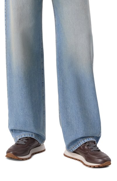 Кожаные кроссовки BRUNELLO CUCINELLI, арт. MZSKG3025P, фото 3