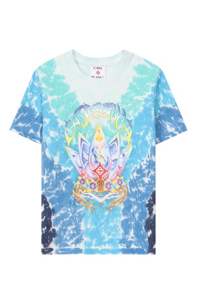 Хлопковая футболка CASABLANCA, арт. K-SP26-JTS-038-04-EX-BC