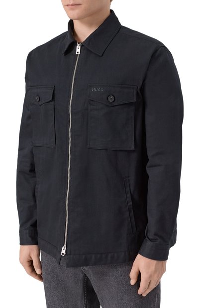 Хлопковая куртка-рубашка HUGO, арт. 50545403, фото 3