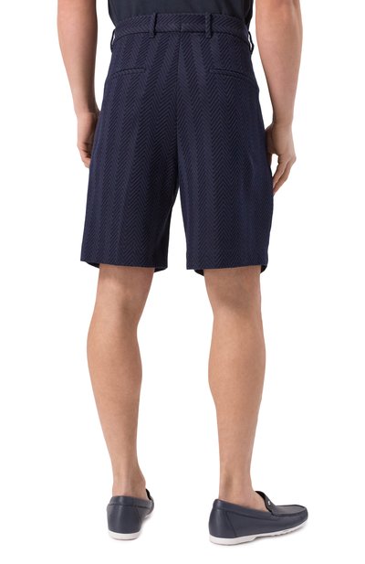 Шорты из хлопка и вискозы MISSONI темно-синего цвета по цене 108500 руб., арт. UC25SI00/BR00JC, фото 4 Шорты из хлопка и вискозы MISSONI, арт. UC25SI00/BR00JC, фото 4