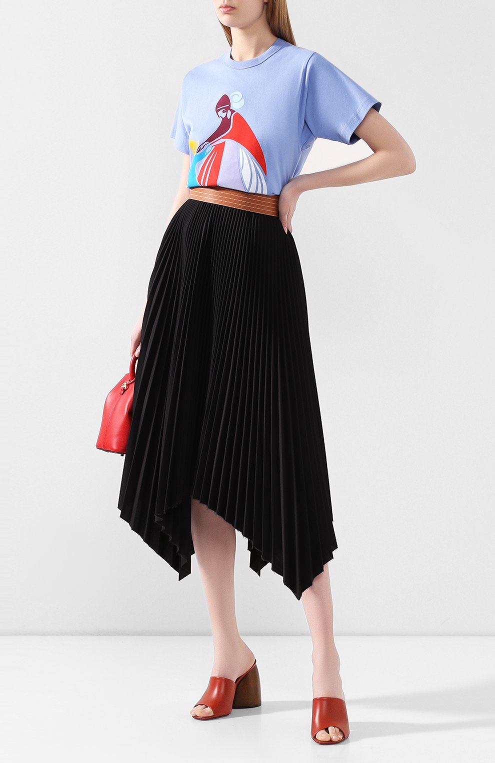 Хлопковая футболка LANVIN, арт. RW-T0665J-JR24-E20, фото 2
