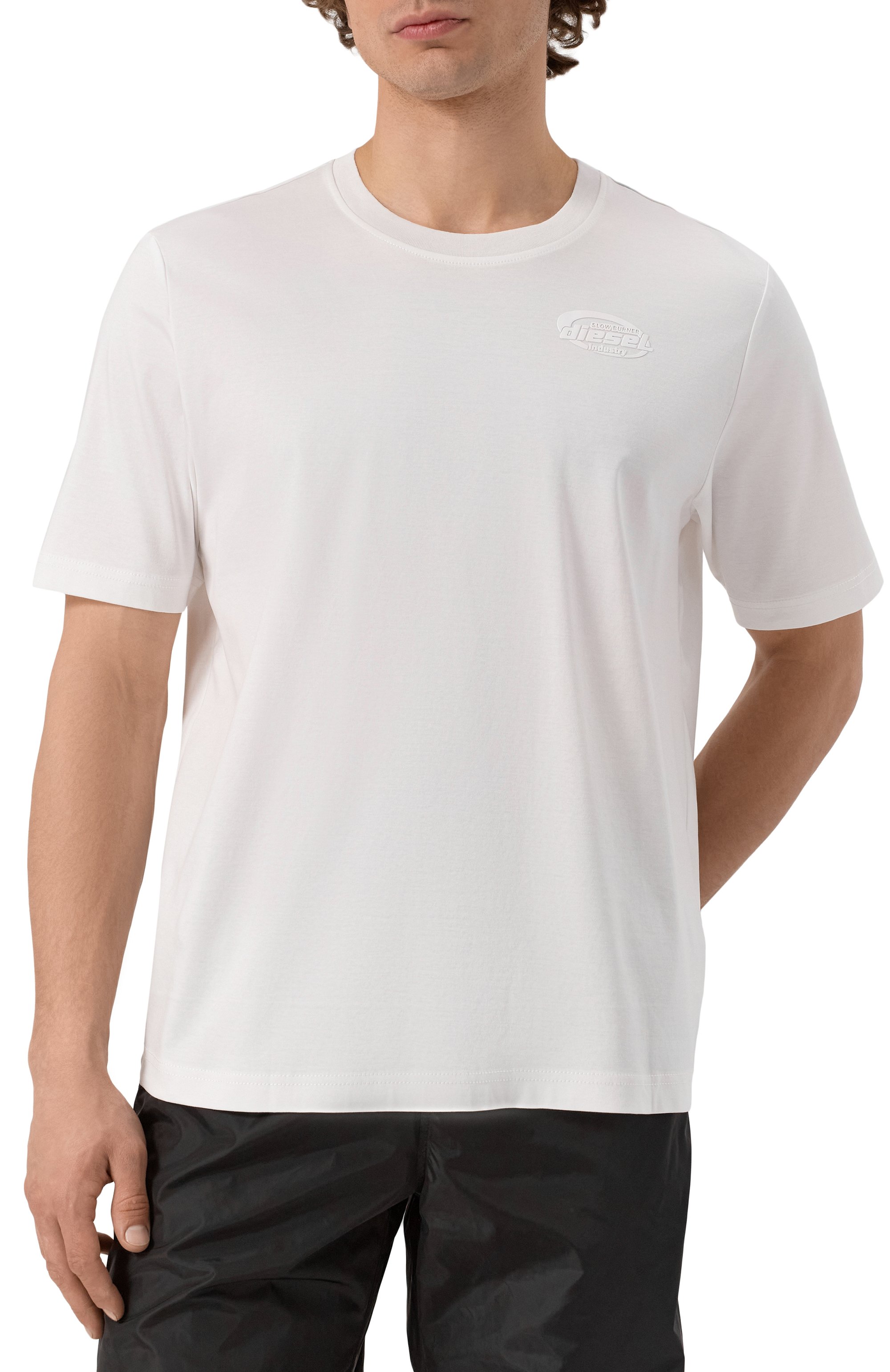 Хлопковая футболка DIESEL, арт. A16432/0SKAF, фото 3