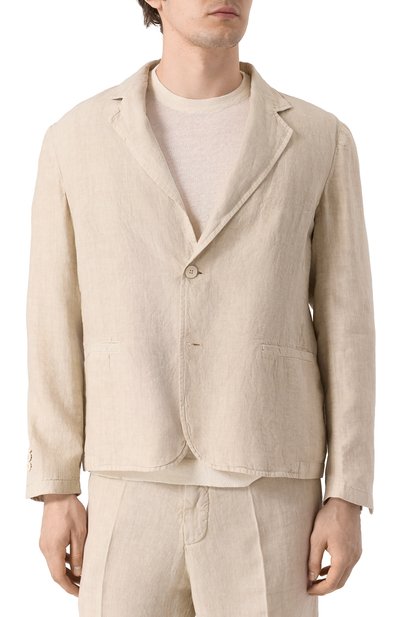 Пиджак из хлопка и льна INLINUM, арт. JAC0B, фото 5