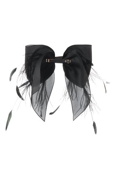 Бант PANFIL черного цвета по цене 25000 руб., арт. 0-X0-PLUM, фото 3 Бант PANFIL, арт. 0-X0-PLUM, фото 3