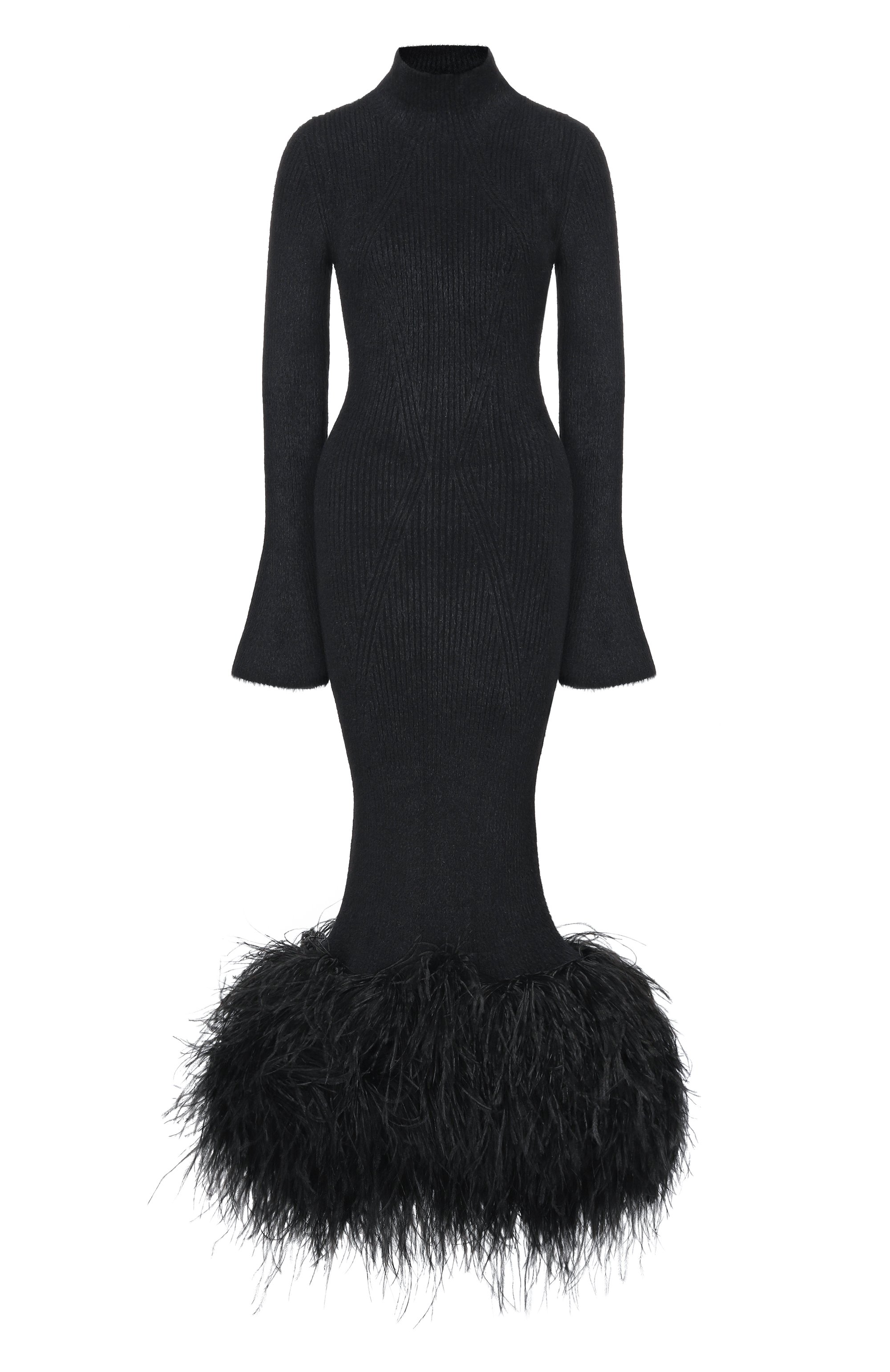 Платье с отделкой перьями LEFFERS, арт. 23.52.111.16.01, фото 1