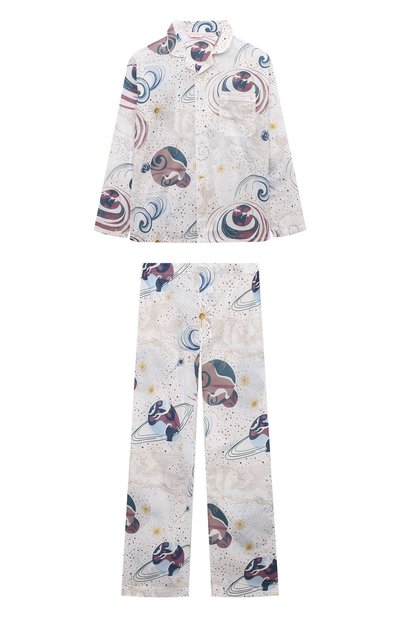 Хлопковая пижама DEREK ROSE, арт. 7025-LEDB076