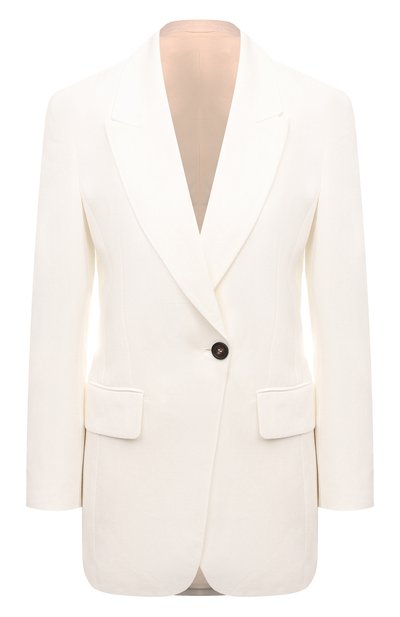 Женский жакет из вискозы и льна BRUNELLO CUCINELLI, арт. MH1262682