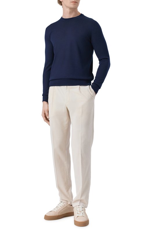 Хлопковые брюки Windsor 13 SILVI 10015954 Бежевый  13 SILVI 10015954 Фото 2