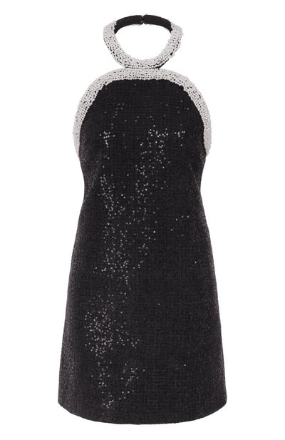 Женское платье с отделкой пайетками SELF-PORTRAIT, арт. RS25163SB