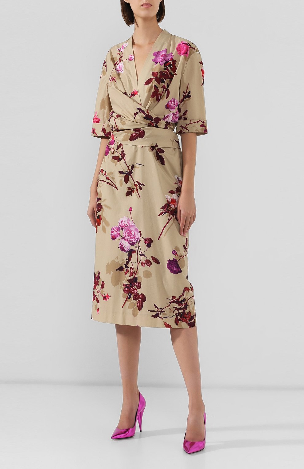 Хлопковое платье DRIES VAN NOTEN, арт. 192-31024-8007, фото 3