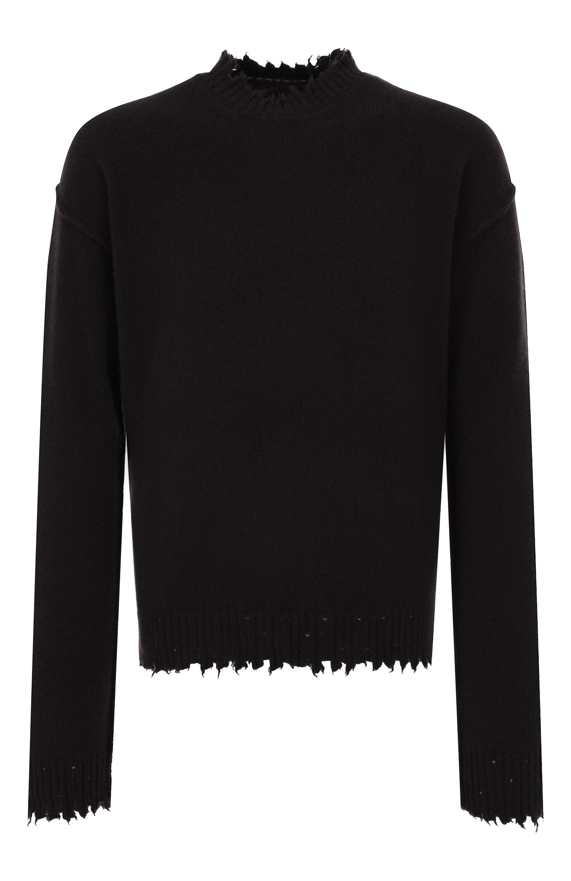 Кашемировый свитер UMA WANG черного цвета по цене 86850 руб., арт. UK7555, фото 1 Кашемировый свитер UMA WANG, арт. UK7555, фото 1