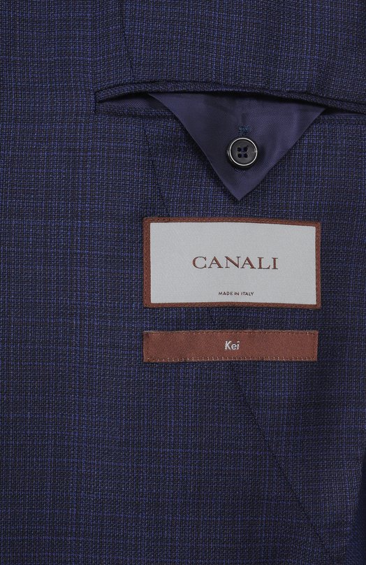 Шерстяной пиджак Canali 23275-CF00863 Синий  23275-CF00863 Фото 9