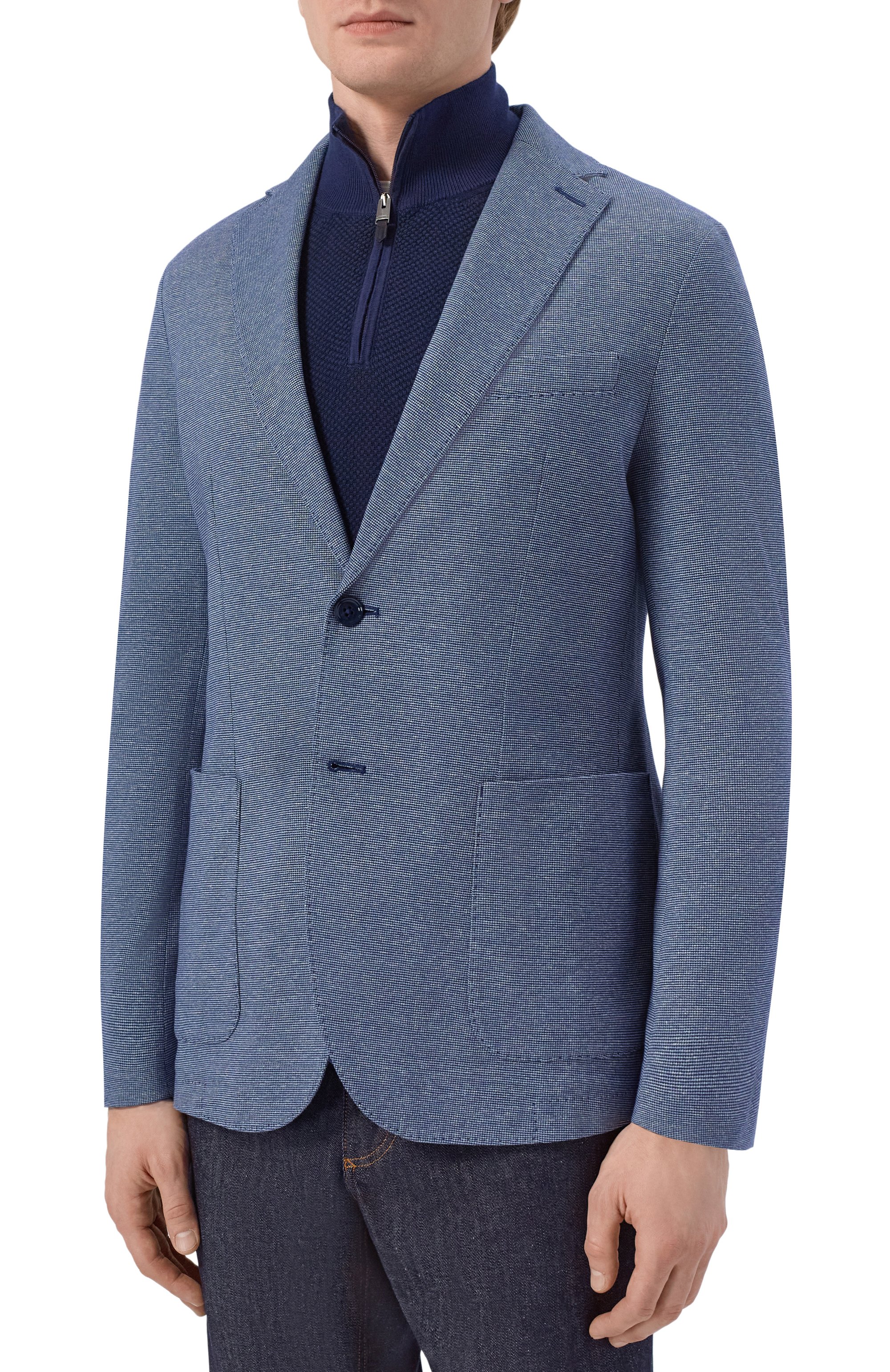 Пиджак из хлопка и льна CIRCOLO 1901, арт. CN5287, фото 3